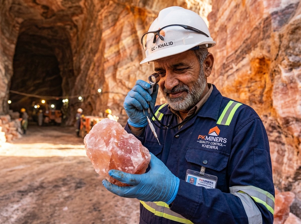 SALTORA Geologist Quality Inspection inside Khewra Mine