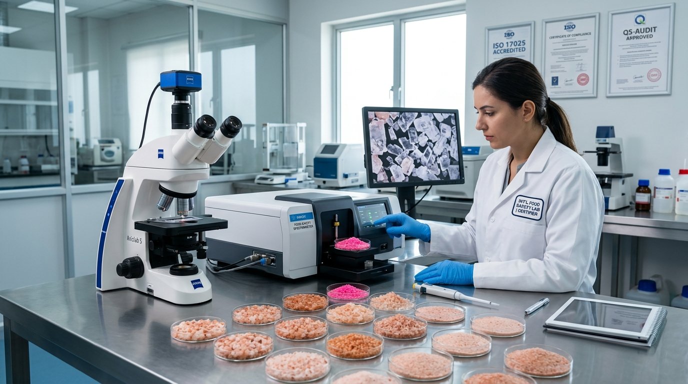 Certified Food Safety Testing Laboratory Backdrop