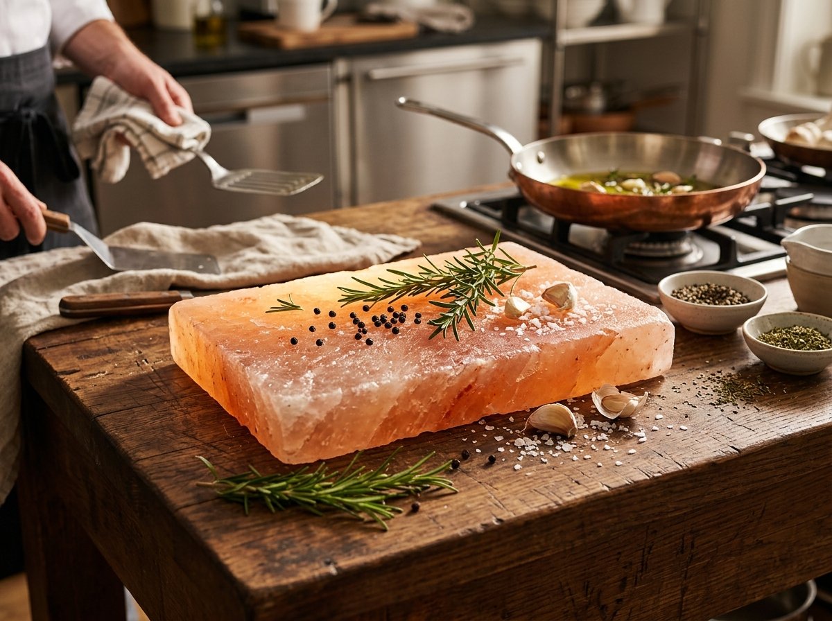 Gourmet Himalayan Salt Cooking Tile & Slab (8x4x2 in) - Pakistani Himalayan Pink Salt