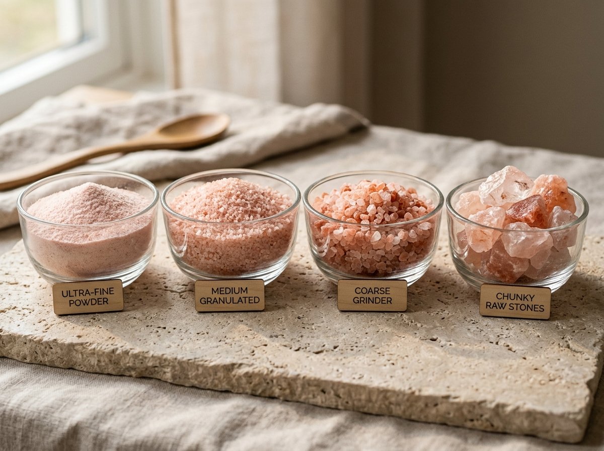 Himalayan Pink Salt - Fine Table Grain (0.3-0.8mm) - Pakistani Himalayan Pink Salt